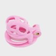 Pink Lightweight 3D printed chastity cage Cobra Nub For Men