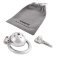 Stainless Steel Micro Chastity Cage Nub For men