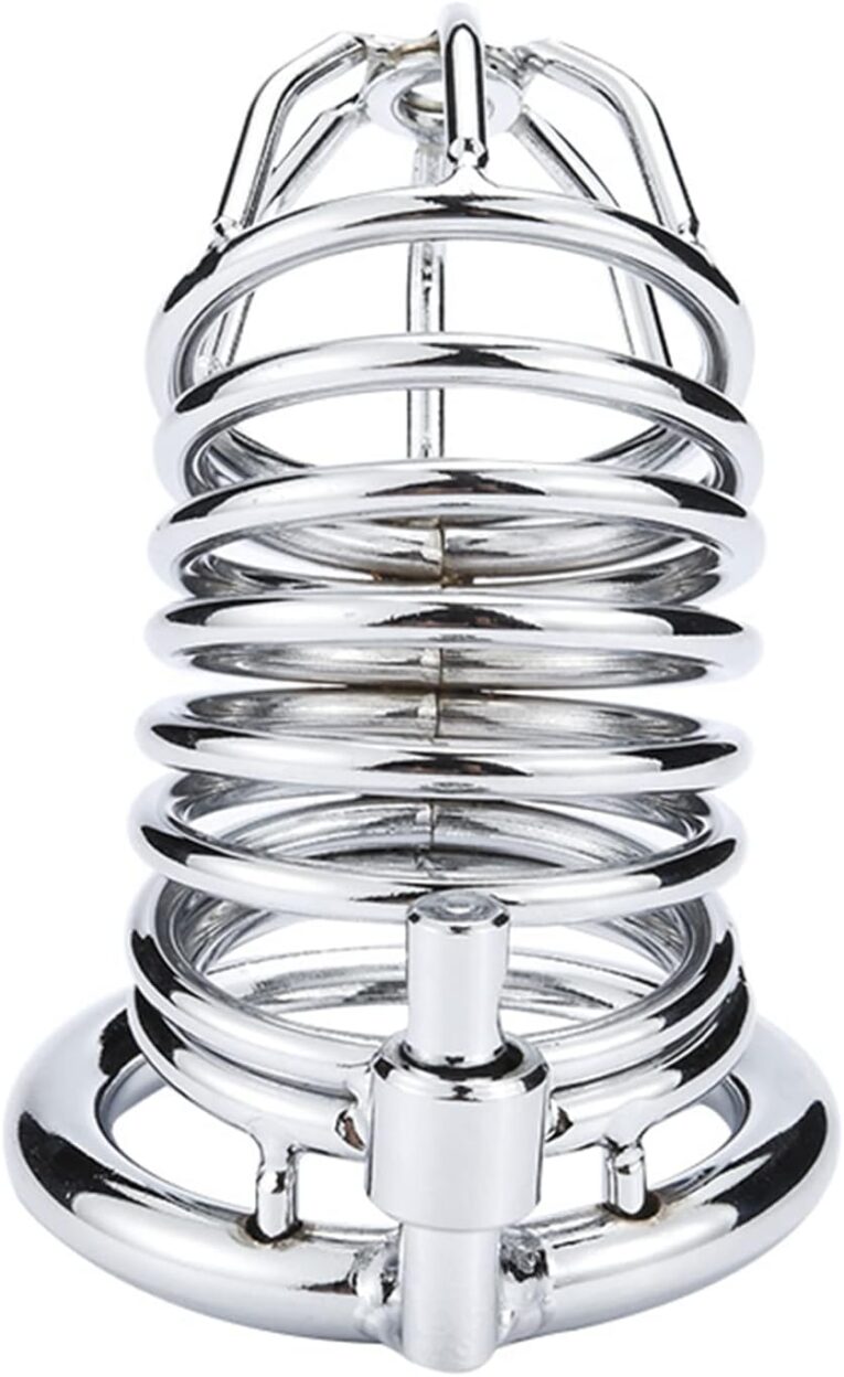 Spiral Stainless Steel Male Chastity Device For Men