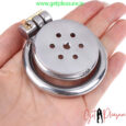 Mini Flat Men’s Small Metal Stainless Steel Chastity Cage Lock Device India