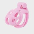 Pink Lightweight 3D printed chastity cage Cobra Nub For Men