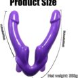 Strapless Strapon Dual Ended Purple Dildo Lesbian Pegging Strap On vibrator Remote Control Wildest Dreamz Sex Toy