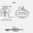 Stainless Steel Micro Chastity Cage Nub For men