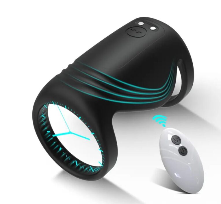 sex toys husband and wife total vibration lock male set fine vibrating ring