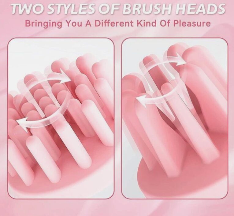 10X Rotating Licking Silicone Nipple Suckers