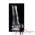 Realistic Horse Dildo Transparent White For Women