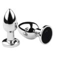 Solid Metal Material Rechargeable wireless Anal plug with Remote control