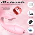 App Control Panty Vibrator with Licking U vibrator Heating Function for women