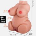 Torso Realistic Sexy Half Body Vagina Ass BBW With 6D Voice and Vibrating Sex Doll For Men