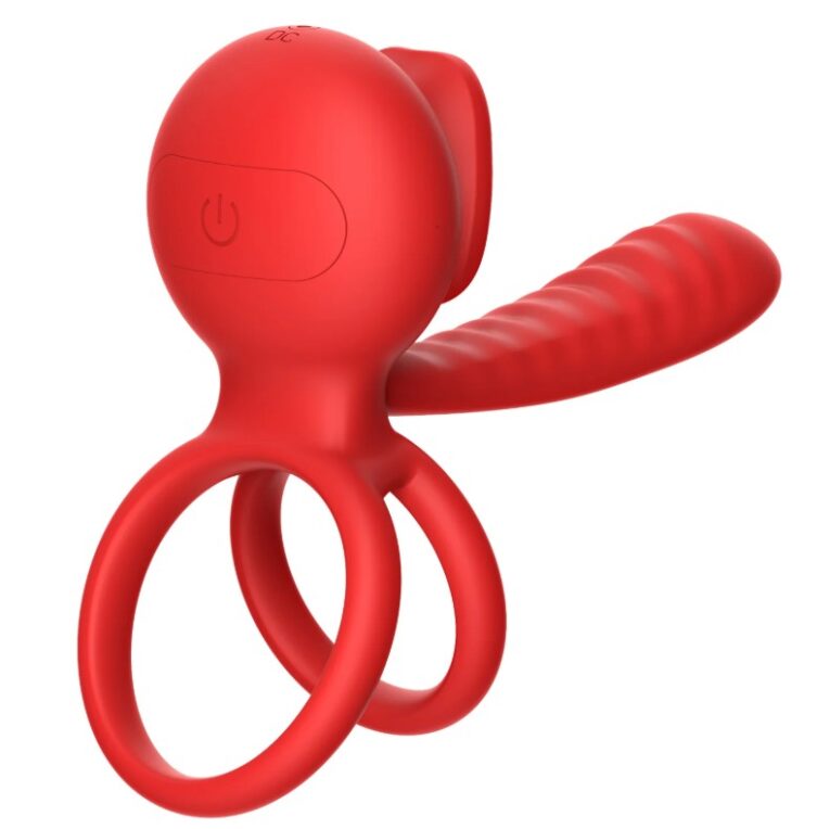 Mini Licking Sucking Vibrating Penis Ring For Men