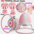 Nipple Vibrating Rotating Licking Breast Massage Sex Toy – 1 Pcs