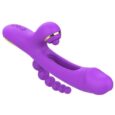 4th Generation USB Powered 4 in 1 Flapping Tapping anal Bead Vibrator Rabbit Vibrator