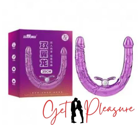 35cm Classic Double Headed Vibrating Dildo for Double Penetration For Lesbian