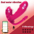 Long Distance APP Control Panty Pink 9 Frequency Vibration Mode Sex Toys India