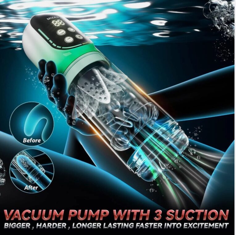 4 in 1 Automatic Thrusting Licking Masturbator For Men