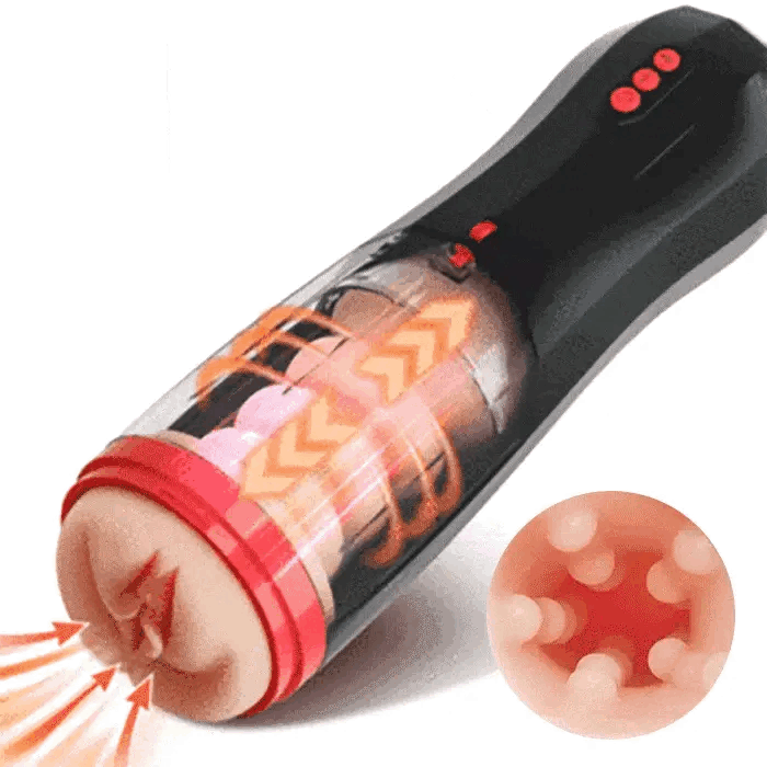 Climber Lifelike Automatic Piston Telescopic Sucking Male Masturbation Cup