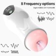Powerful FOX Automatic Male Masturbator Cup Sucking 8 Vibration Oral Sex Machine Toys For Man
