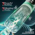 9 In1 Automatic Male Masturbator with Tongue Licking Penis Pump with 7 Rotating & 4 Pump & 7 Licking & 7 Sucking