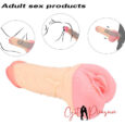 Pocket Pussy attached With Silicone Dildo Sleeve For Men