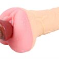 Pocket Pussy attached With Silicone Dildo Sleeve For Men