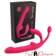 Strapless Strapon lesbian Pink Vibrator Wild lily vibrator special design