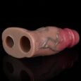 5 Inches Open Head Realistic Penis Sleeve Reusable Condom With Penis Ring