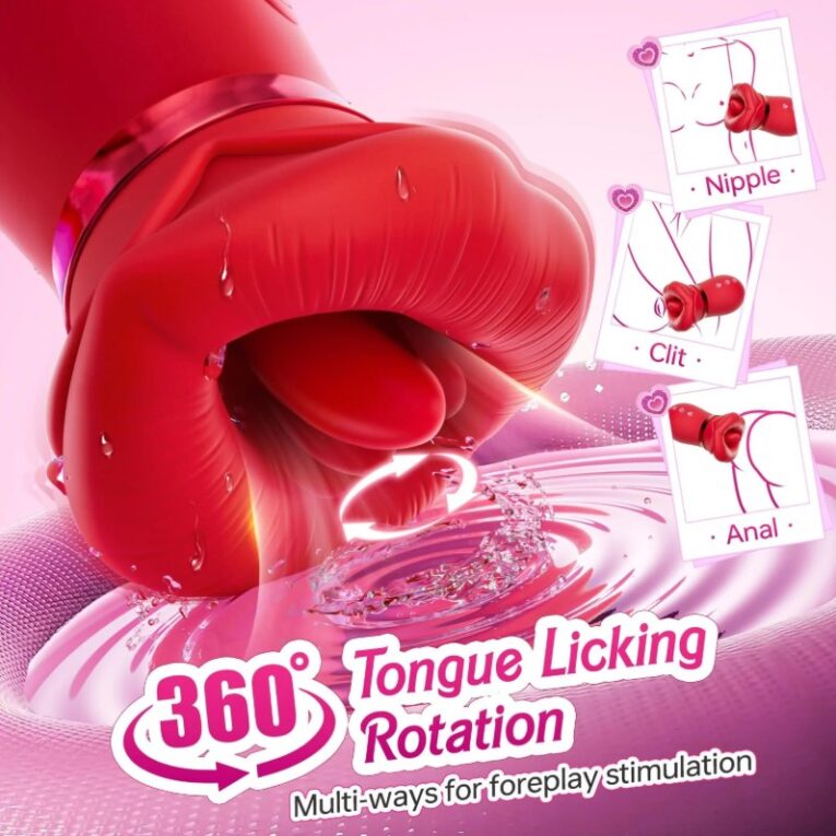 5In1 Big Mouth Sucking Licking Vibrating sex Toys India