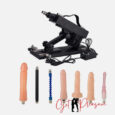 Handsfree Love Automatic Sex Machine with 7 Attachments Women Sex Toys