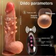 4In1 Spiked Automatic Thrusting Vibrating Rotation Dildos India