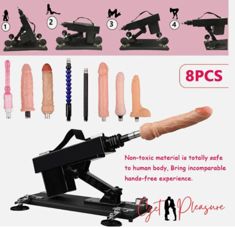 8 Attachment With Automatic Sex Machine For Women