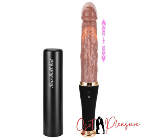 Baseball Bat 3in1 Hidden Thrusting Automatic Dildo Vibrator