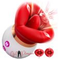 3 IN 1 Tongue Licking Vibrating  Oral Sensation Pleasure Sex Toy