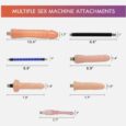 Handsfree Love Automatic Sex Machine with 7 Attachments Women Sex Toys