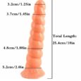 10 Inches Silicone Beads Long Anal Dildo Butt Plug Adult Pleasure Suction Cup