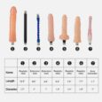 Handsfree Love Automatic Sex Machine with 7 Attachments Women Sex Toys