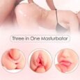 3 in 1 Happy Endings Mouth Anal Pussy Masturbator