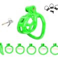 Green Cobra Nub Chastity Kit With Pussy Urethral