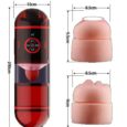 Deepthroat Blowjob Tongue Sucking Water Spray Automatic Masturbation Cup