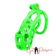 King Cobra Maxi Chastity Cage Brat Green