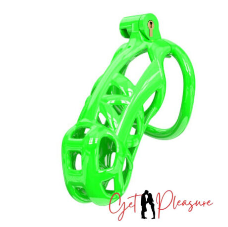 King Cobra Maxi Chastity Cage Brat Green