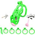 King Cobra Maxi Chastity Cage Brat Green