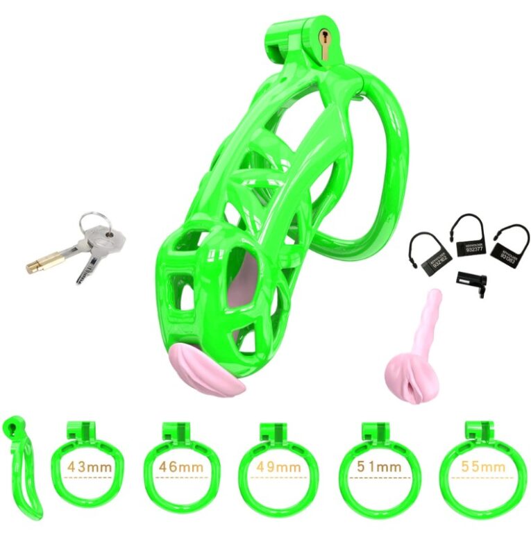 Maxi Xtra Large Male Chastity device Green India