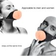Silicone Vagina Face Oral Sex Mouth Gag For Couples