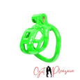 Green Cobra Nub Chastity Kit With Pussy Urethral