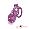 Removable urethral Catheter With Standard Male Chastity Device (L) Size Purple