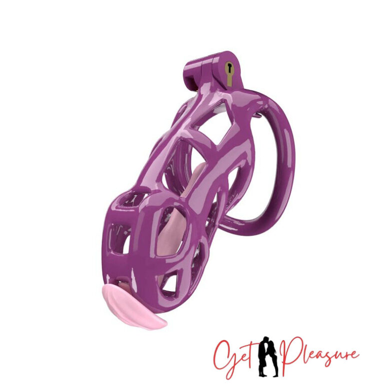 New Purple Cobra Standard Chastity Kit With Urethral Device India