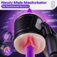 Anus Sex and Vagina Sex 2 In1 Pocket Pussy With Vibrator For Men