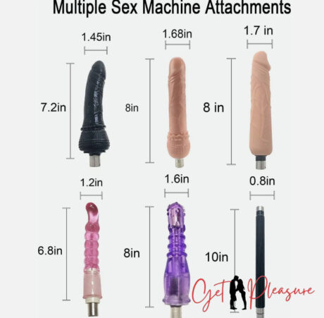 Cheap Price Sex Machine Attachments 6 Pieces