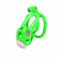 Small Parrot Green Cobra Male Chastity Cage Device