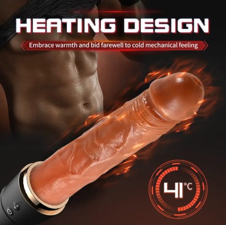 Tongue Licking Heating 3 In 1Automatic Dildos India